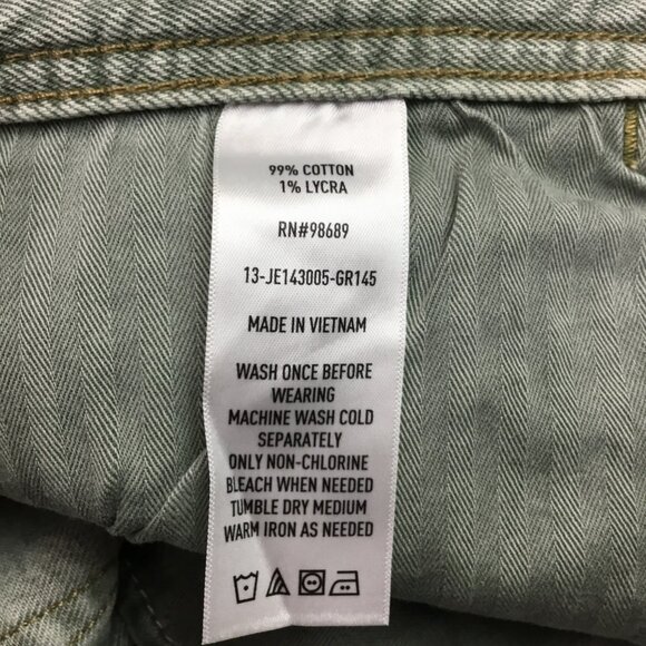 Todd Snyder Straight Fit Jeans Mens 30x32 Light Wash Gray Denim Cotton Lycra - Picture 12 of 12